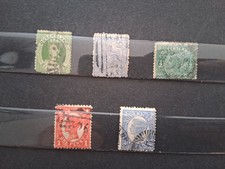 5 Timbres anciens du Queensland (Australie) 1862/1886