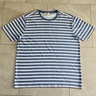 Mens One Earth Striped T Shirt 3XL XXXL Go Outdoors Polo Top 100% Cotton Tee