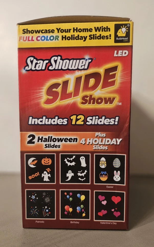 Brand New Star Shower Slide Show Christmas Bday Halloween Holiday LED Lights - Image 2 of 4