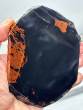 Tri-flow Sheen/Lace Obsidian Slab Lapidary Cabbing Knapping Combo ship avail