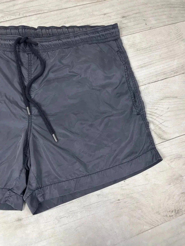 复古 Moncler Boxer Mare 尼龙短裤 游泳标志 豪华 男式 M 码 黑色 — 第 4/4 张图片