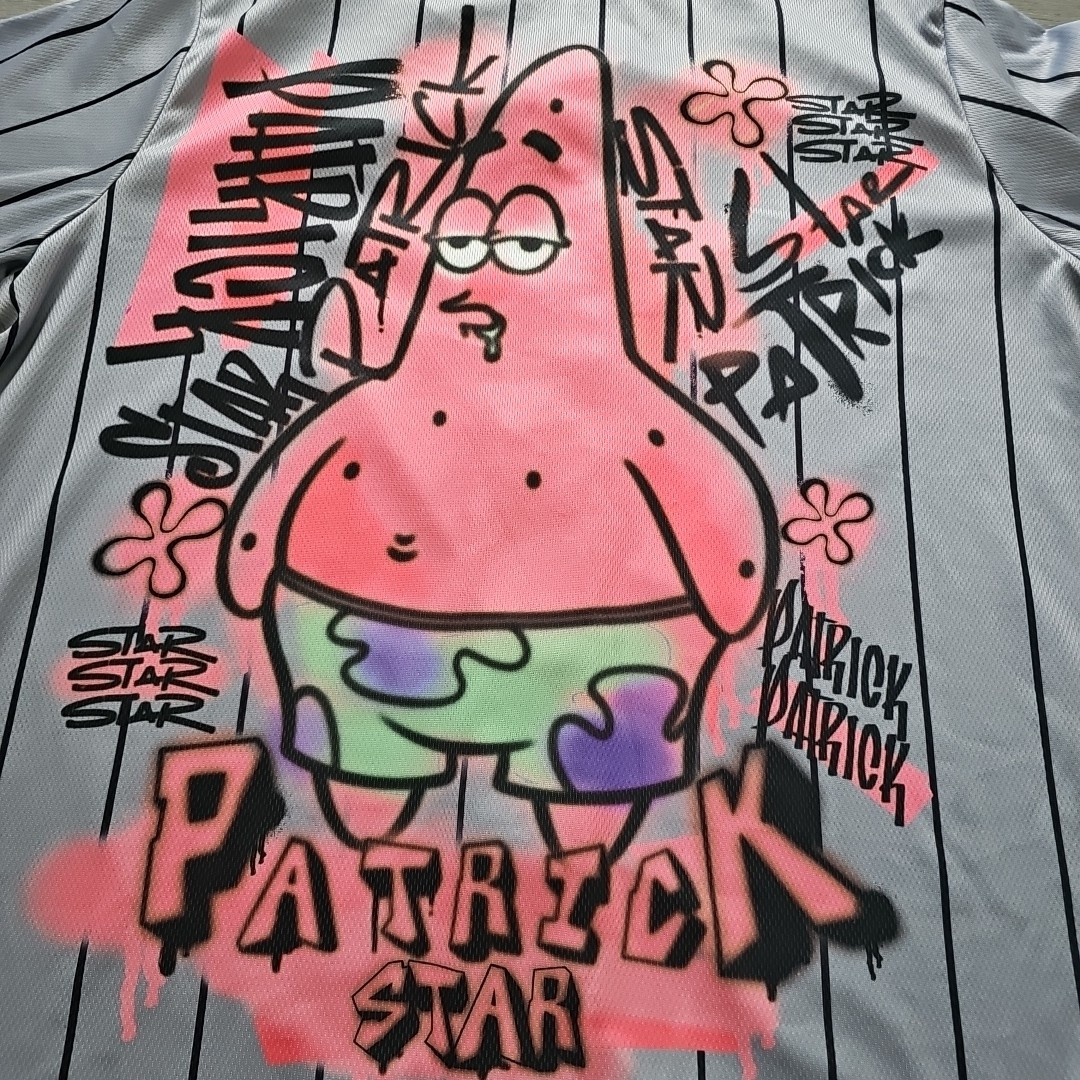 Nickelodeon Patrick Baseball Jersey Spongebob Squ… - image 6