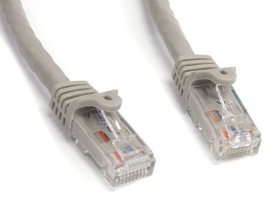 Startech N6PATCH3GR 3ft Cat 6 Patch Cable Gray RJ45 M-F