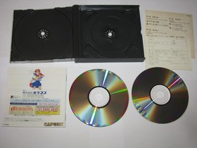 Street Fighter Collection Sega Saturn Japan import +reg card US Seller