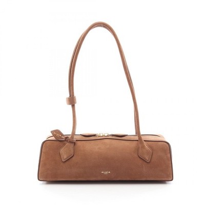 ALAIA LE TECKEL MEDIUM Shoulder Bag AA1S06033CA214731 leather Brown NEW Women