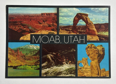 Canyon Lands Country Moab Utah Postcard Multiview Unposted