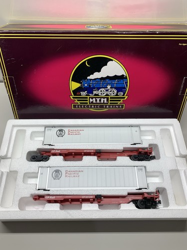Contenedores MTH Premier Canadian Pacific 2 carros columna vertebral # 20-95057 48' | Zustand: Used
