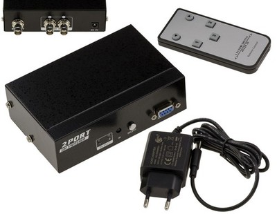 Switch SDI 2 Ports. Kompatibel SD-SDI/HD-SDI und 3G-SDI 297MB/s