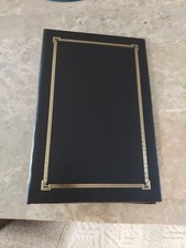 PIONEER BLACK COLOR PHOTO ALBUM 300 SLIP IN POCKETS 4 6 THREE RING METAL BINDER