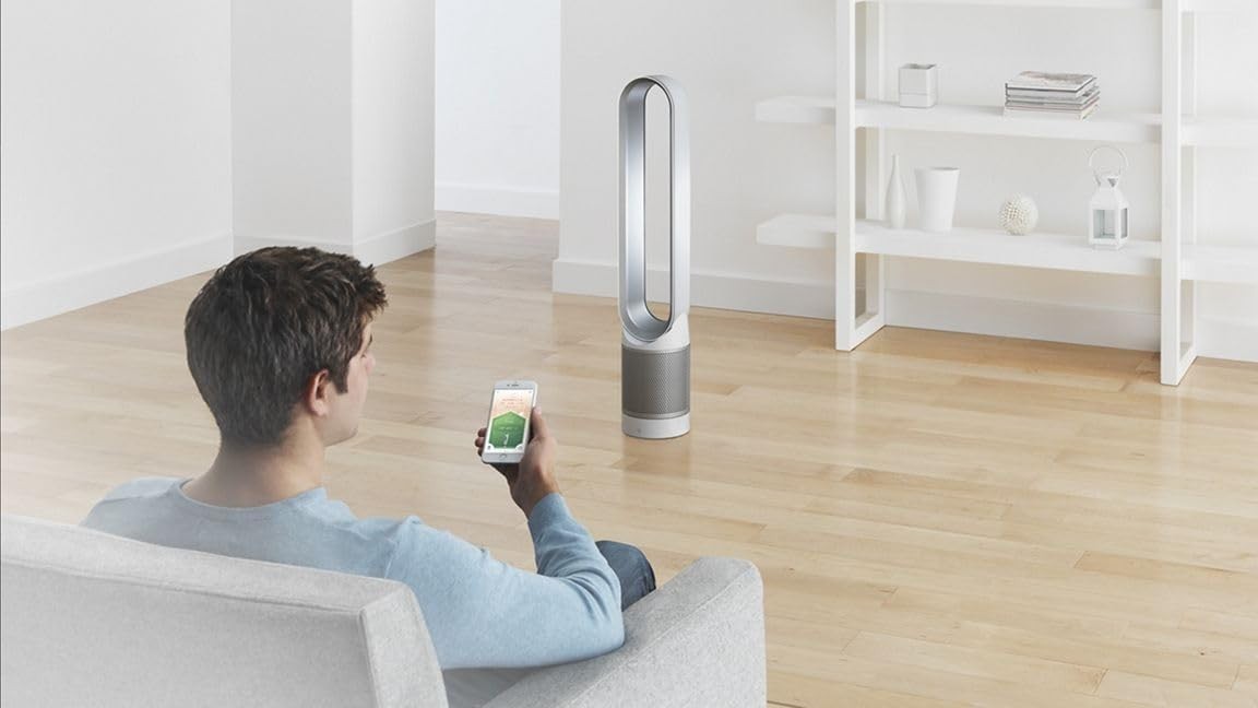 Dyson TP02 Pure Cool Link Air Purifier Tower Fan White No Remote