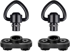 1" QD Sling Swivel Mount Quick Detach Sling Attachment W/Push Button Compatible 
