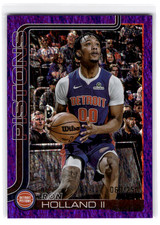 2025-26 Topps Basketball  Ron Holland II #42  Purple Holo Foil 60/250 Pacers