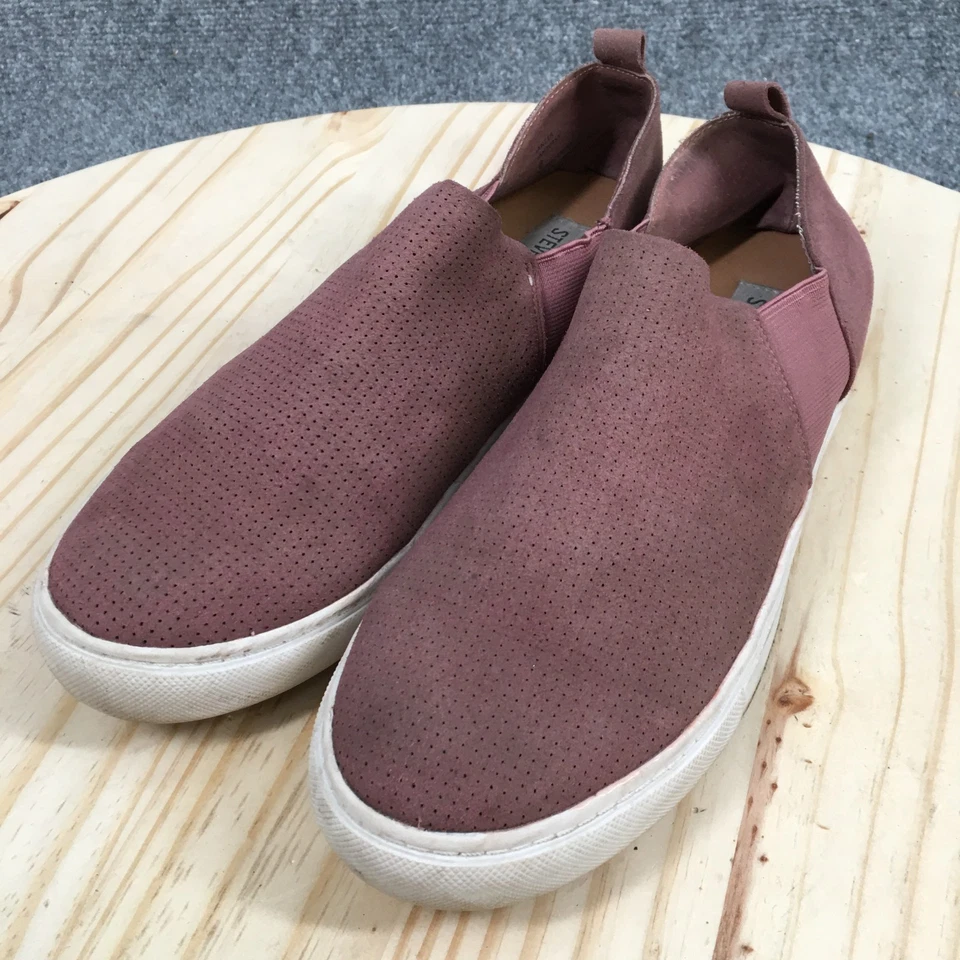 Steve Madden Zapatos Mujer 8 Janzer Tenis Sin Cordones Púrpura Cómodos Bajos Informales Foto 3 de 4