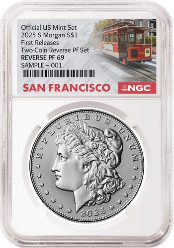 2025 Morgan Reverse Proof Silver Dollar NGC RP69 First Releases SF