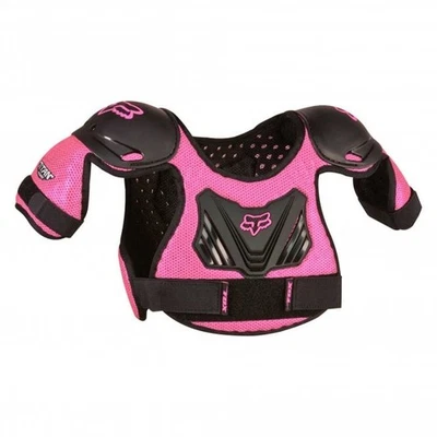 FOX KIDS MX Armour - Pee Wee/Kids Titan Roost Deflector - Black/Pink