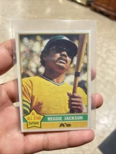 1976 Topps #500 Reggie Jackson Stunner 563 Homers 5xWSC Mr October HOF Oakland