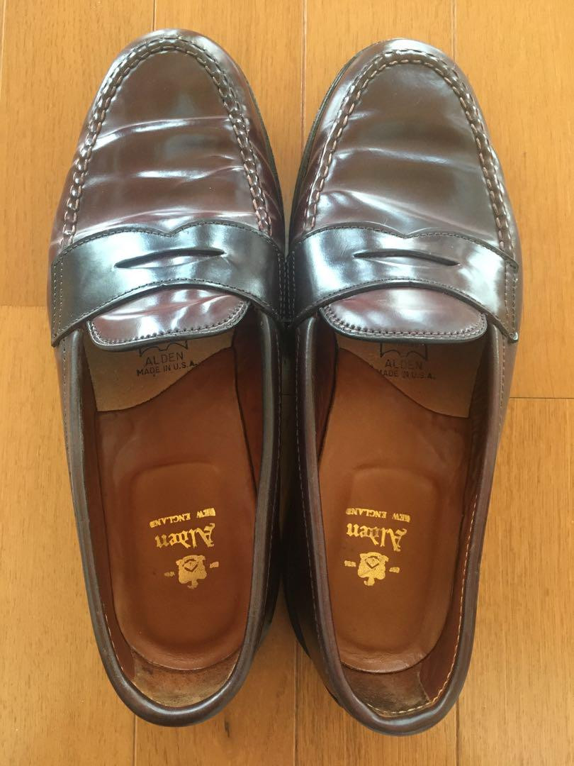 ALDEN Alden Loafer 986 Burgundy Cordovan 9 E #0225 | eBay ALDEN Alden Loafer 986 Burgundy Cordovan 9 E #0225 | eBay
