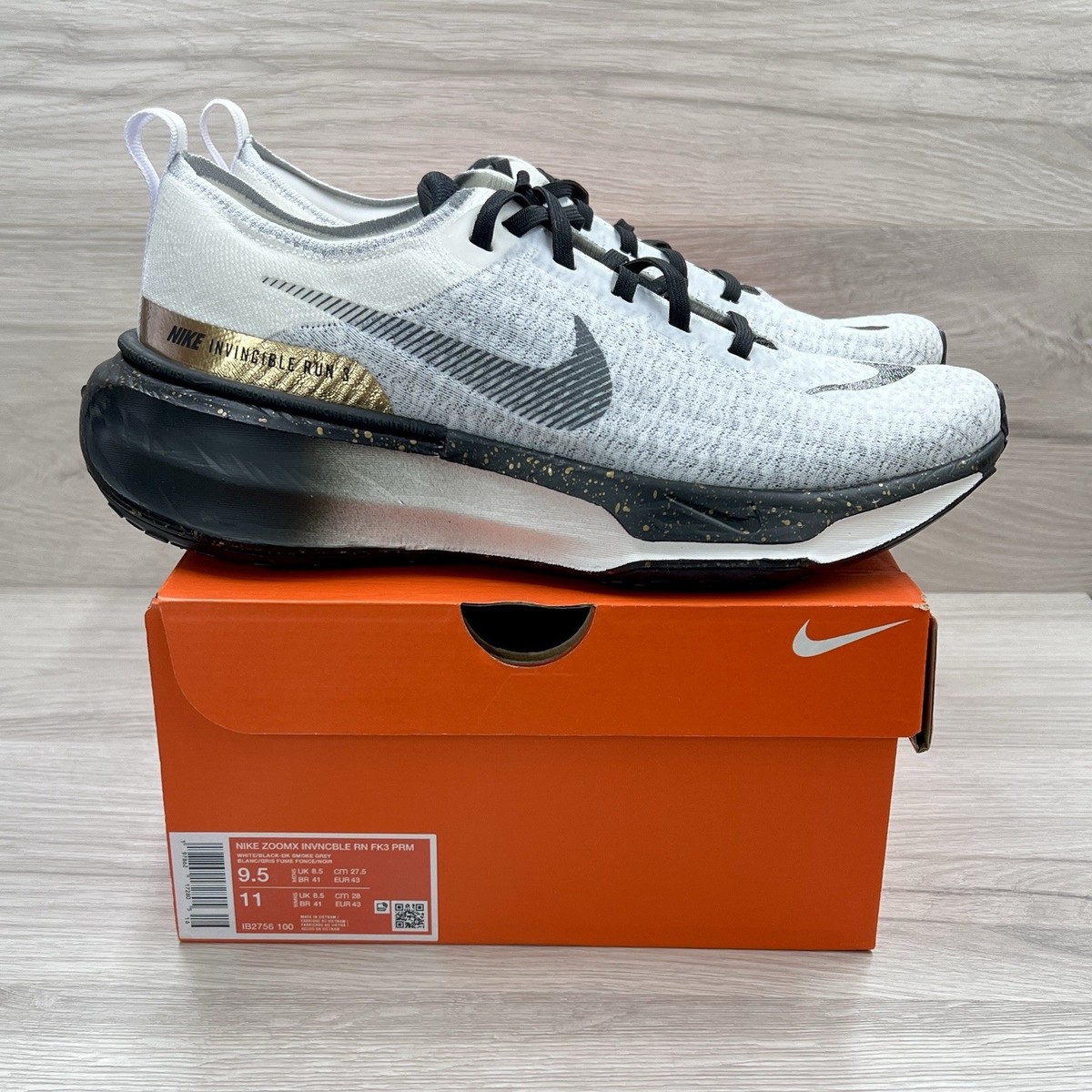 Nike ZoomX Invincible Run FK 3 PRM Smoke Grey IB2756-100  display picture 2