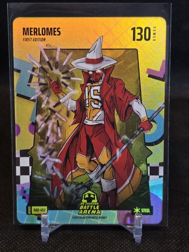 Bo Jackson Battle Arena Update MERLOMES Rad 80s Steel Battlefoil