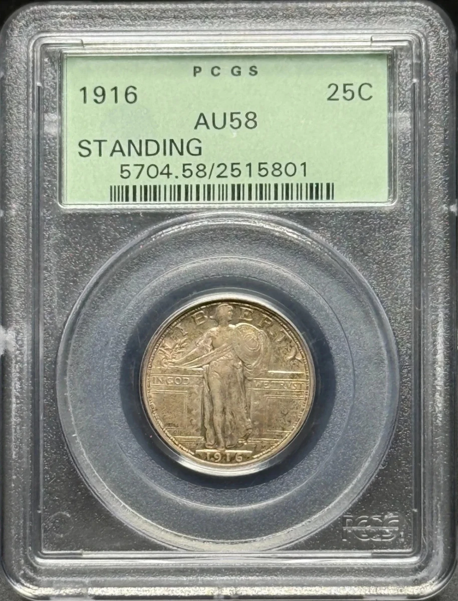 Silver 1916 Year Standing Liberty US Quarters (1916-1930) for sale