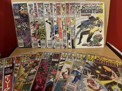 STRIKEFORCE MORITURI LOT 1-25 Marvel Comics
