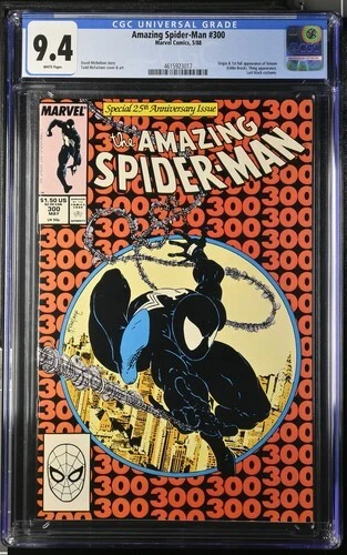 Amazing Spider-Man 300 CGC 9.4 NM  White Pages