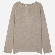 MaxMara Round Neck Sweater Beige 147665793