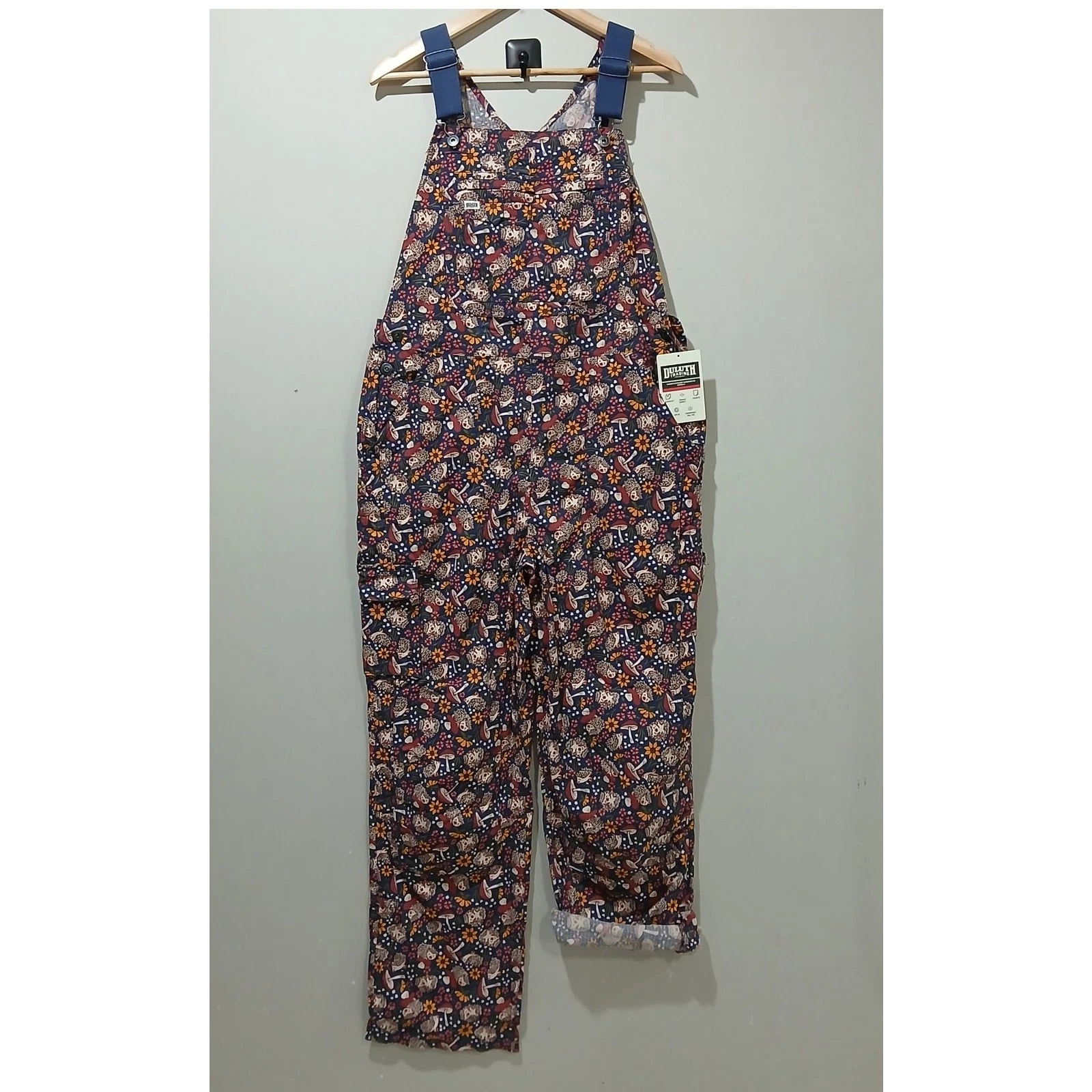 DULUTH TRADING Heirloom Gardening Bib Overalls Large x 33 NWT Hedgehog Mushrooms
Opens in a new wind
