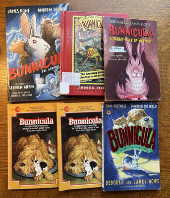Lot 6 Bunnicula & Tales Deborah and James Howe 5 PB 1 HB Ex Lib