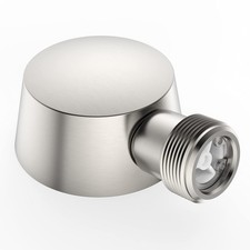 Wall Mounted Supply Elbow Hand Shower Solid Brass Round Elbow Brushed Nickel