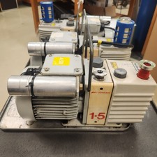 Pre-owned Edwards 1.5 Rotary Vane Dual Stage Mechanical Vacuum Pumps (3 units)