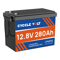 3,58Kwh 12V 280Ah Lithium Batterie Bms Deep Cycle Solarbatterie FüR Wohnmobile