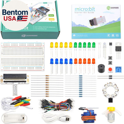 ELECFREAKS Microbit Starter Kit 24 Accessories Micro:Bit Basic Coding Electronic