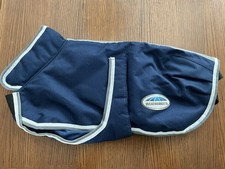 Weatherbeeta 1200D Deluxe Parka Dog Coat Size 22 Navy/Gray/White