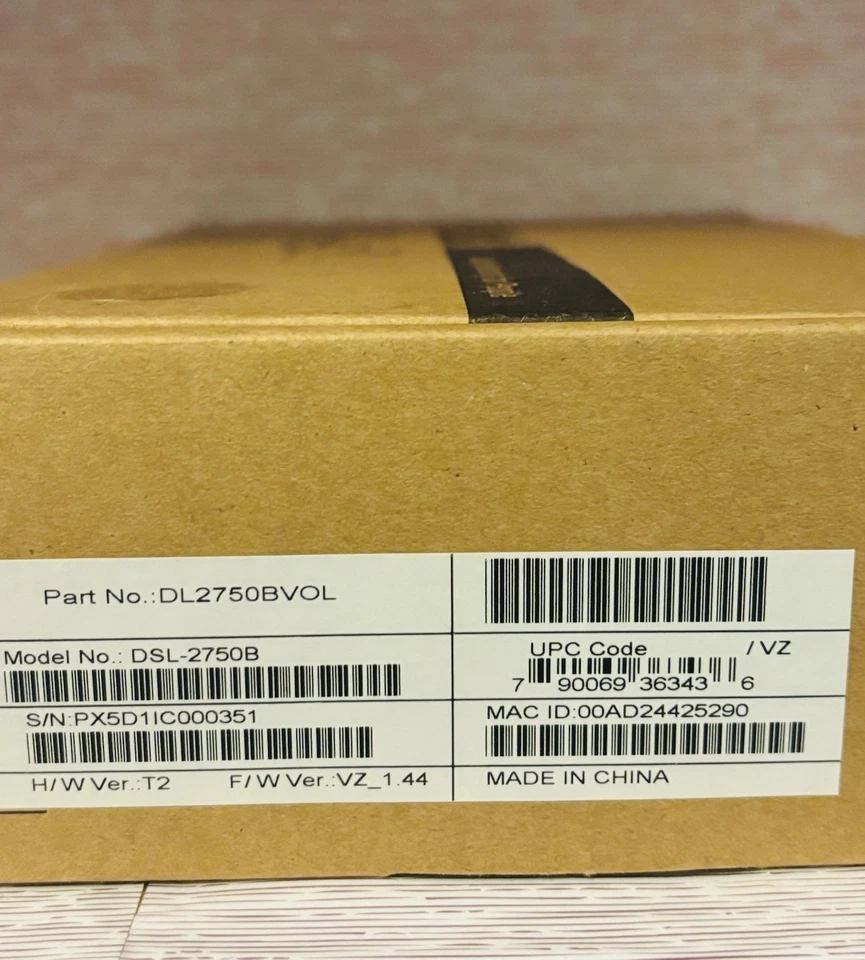 Verizon D-Link DSL-2750B 4-Port Wireless Gateway Modem Router-BRAND NEW - Image 2 of 4