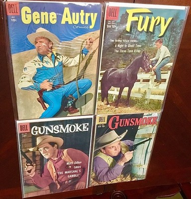 Dell Comics Lot 24 Westerns - Four Color & Key Issues - Bags Boards - Ships Free