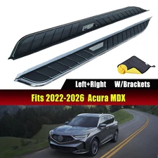 Fits 2022-2026 Acura MDX Side Step Pedal Nerf Bar Running Board Alu w/Brackets