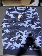 NWT MEN'S GREYSON CAMOWOLF CREW NECK SWEATER, SIZE: XL, COLOR: YORK (M32)