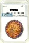 1896 Better Date Gem BU ++  Morgan Dollar  Lustrous Rainbow Toned Clean Cheek