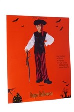 Boys Caribbean Pirate Sailor Buccaneer Outfit Halloween Costume 4 6 8 10 Hat NEW