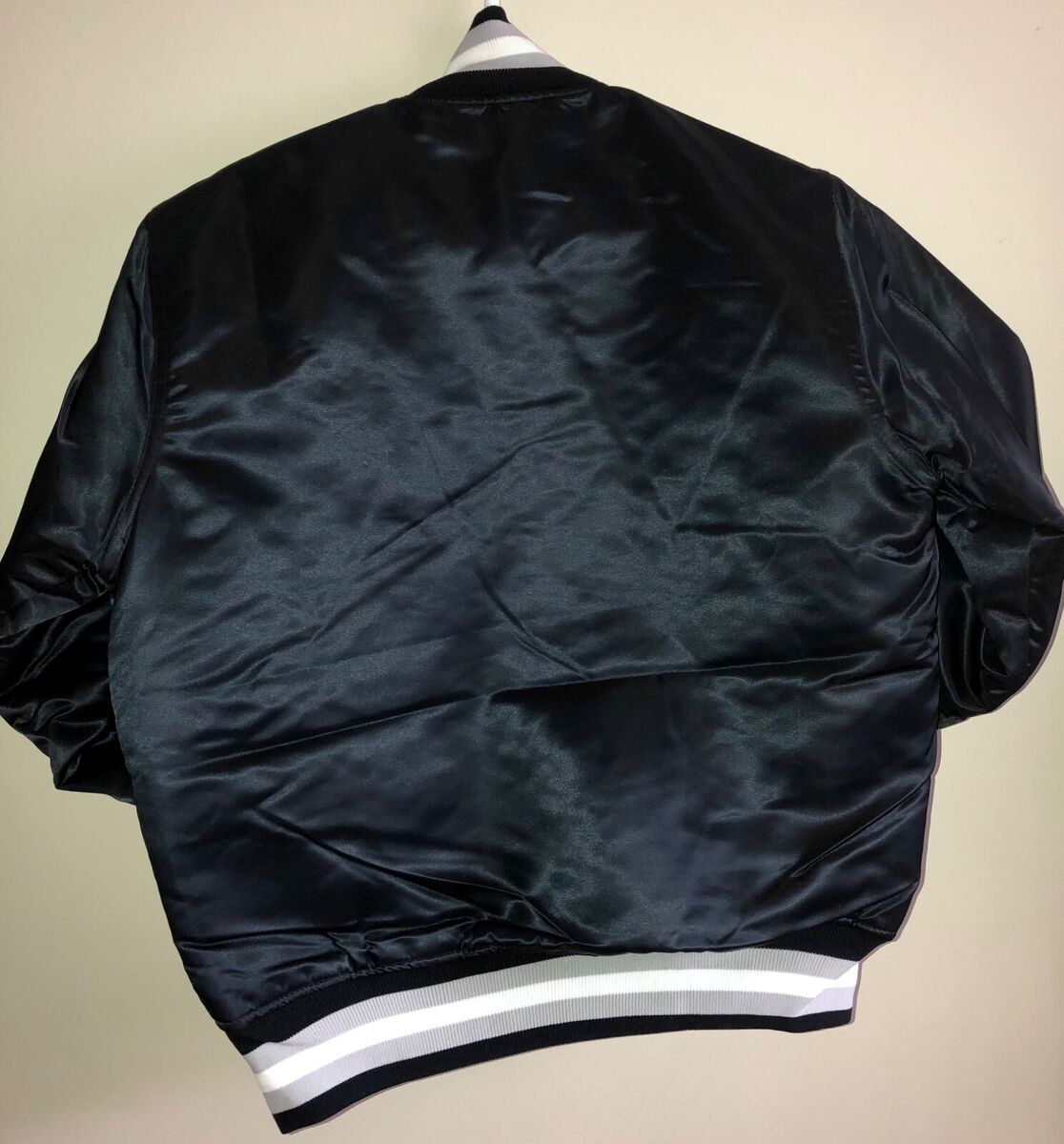 VINTAGE NHL 80s/90s LOS ANGELES KINGS BLACK SATIN STARTER VINTAGE NHL 80s/90s LOS ANGELES KINGS BLACK SATIN STARTER