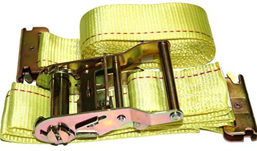 (4 Pack) 2” x 12’ E Track Ratchet Straps Ideal Enclosed Trailer Tie Down & Dry V
