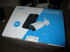 Reolink Argus ECO White Outdoor Security Camera + Solar Panel OPEN BOX