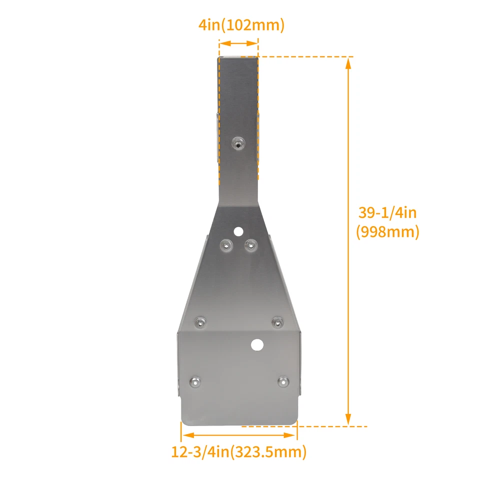 适用于雅马哈 Raptor 700 700R 全底盘滑翔摆臂滑板保护 06-21 — 第 2/4 张图片