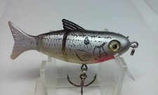 Vtg Possum Lures Segmented Nat Shad 2 3/4" Soft Bodied Crankbait Fishing Lure