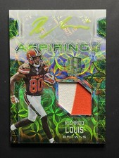 2016 Spectra Aspiring Neon Green /25 Ricardo Louis RPA Rookie Patch Auto RC