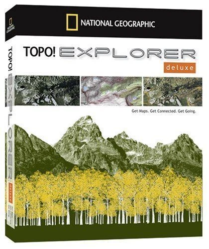 National Geographic Magellan GPS Topo Explorer Deluxe DVD exploring hiking maps - Image 3 of 3