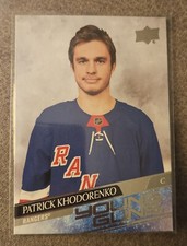 2020-21 Upper Deck Patrick Khodorenko Young Guns Rookie #709 - New York Rangers 