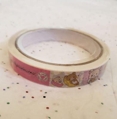 San-X Rilakkuma Love Deco Tape Roll Vintage Japan