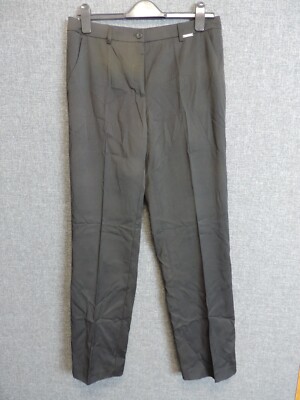 Bruno Banani Black Seam Front Trousers UK 16 LN121 GG 17